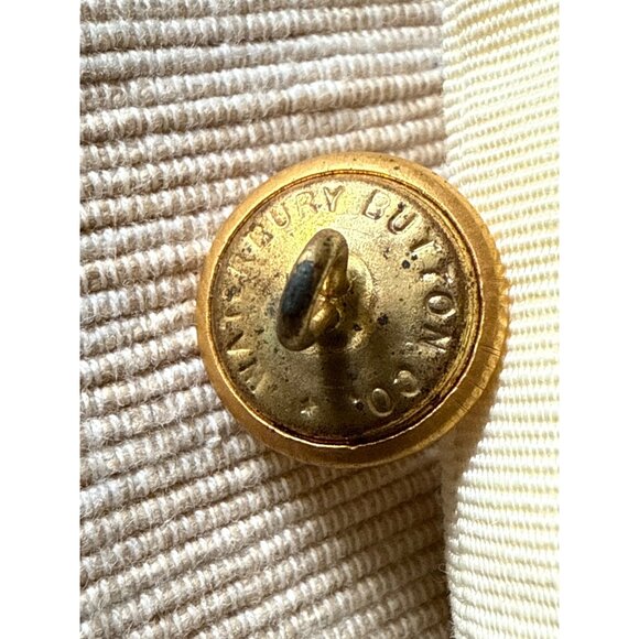 Vintage U.S. Military Brass Eagle Buttons By Waterbury Button Co. Set Of 4 - Picture 5 of 10